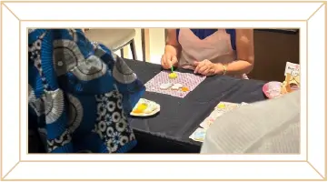 イベントを行っている写真