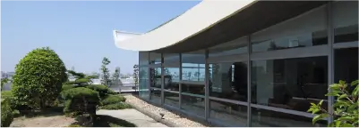 中産連ビルの屋上の写真